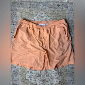 Columbia PFG Backcast III Water Shorts Men’s 2XL Orange Quick-Dry Fishing XXL